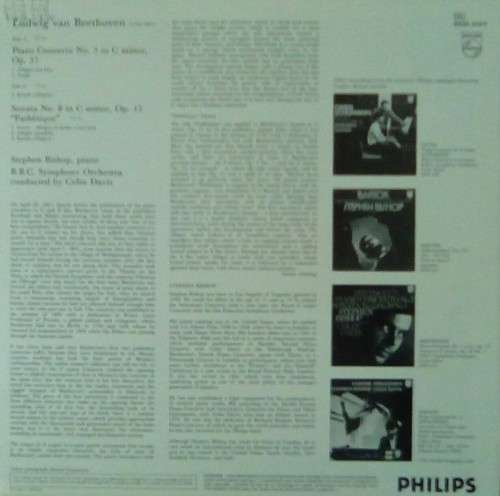 Beethoven Piano Concertos No.3 - Colin Davis LP Vinyl Record