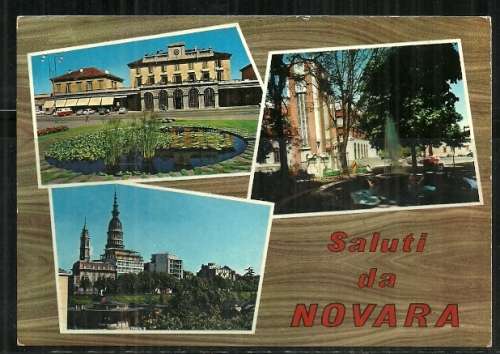 Saluti da Novara - Italy Postcard
