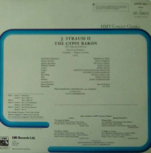Johan Strauss - The Gypsy Baron 2 LPs Vinyl Records