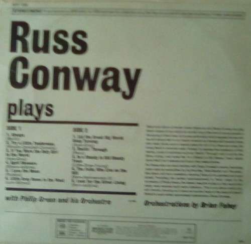 Russ Conway - Plays LP Vinyl Record