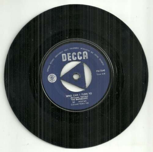 The Bachelors - Can I Trust You 7` Single Vinyl Record