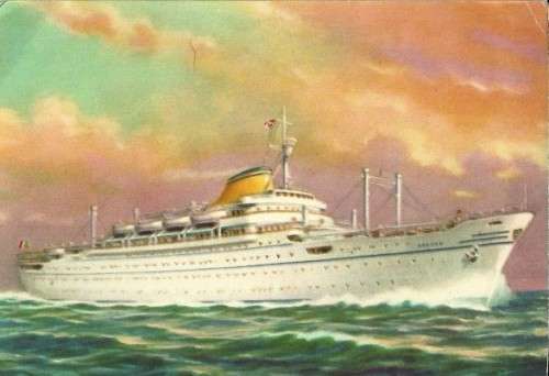 M.N. ` Europa ` Vintage Postcard