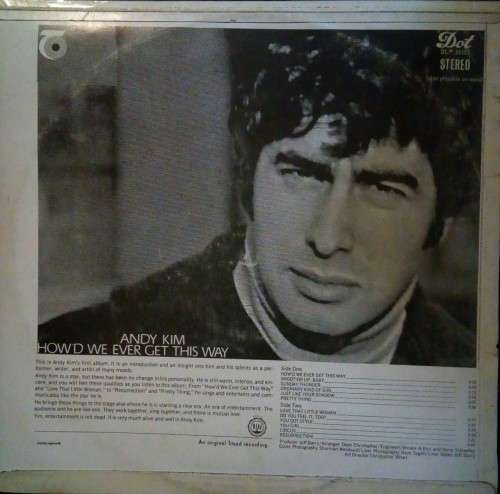 Andy Kim - How`d We Ever Get This Way LP Vinyl Record