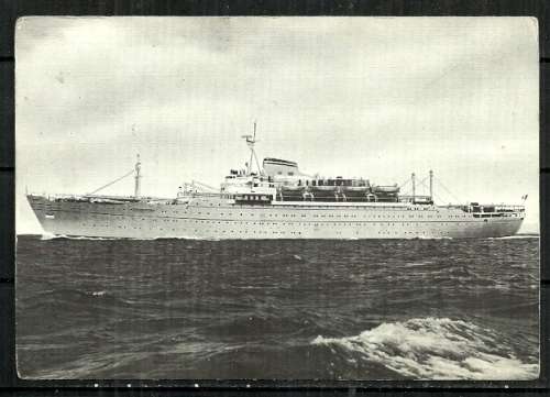 M.V. ` Asia ` Postcard