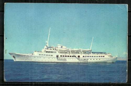 M.S. ` DES DELOS ` Postcard