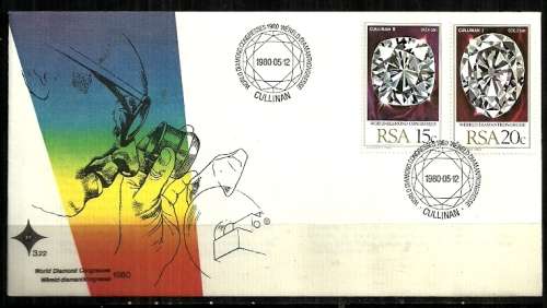 South Africa - 1980 World Diamond Congress FDC
