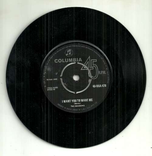 The Shadows - Atlantis 7` Single Vinyl Record