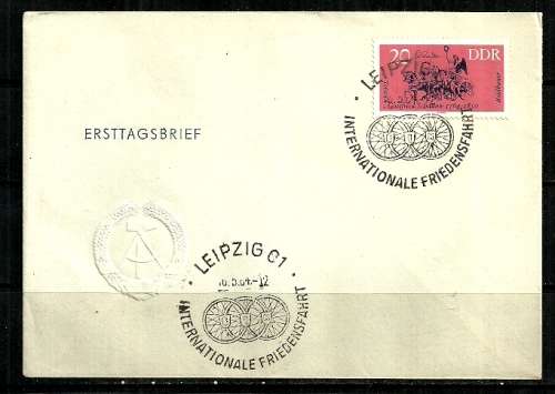 East Germany - 1964 International Cycle Race for Peace Special Cachet Stamp Cover