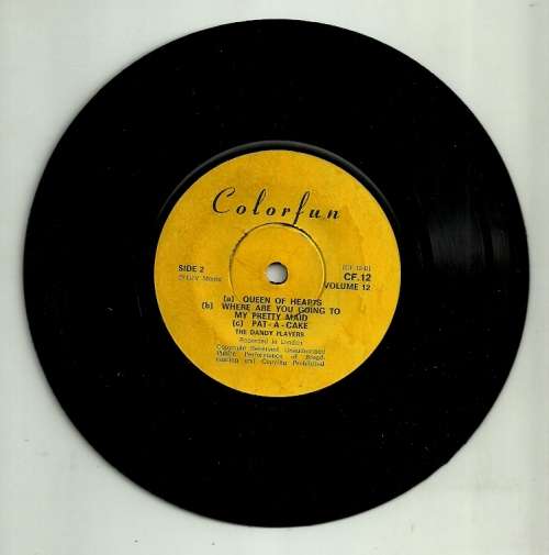 The Dandy Players - What Are Little Boys Made Of 7` Single Vinyl Record