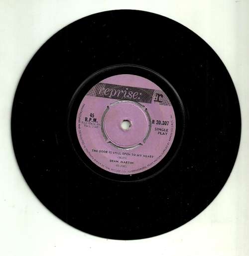 Dean Martin - The Door Is Still Open To My Heart 7` Single Vinyl Record