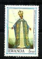 Rwanda - 1992 Death Centenary of Cardinal Lavigerie 5F Stamp Used