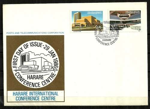 Zimbabwe - 1986 Harare Conference Centre FDC