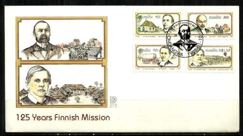 Namibia - 1995 125 Years Finnish Mission FDC 2.10