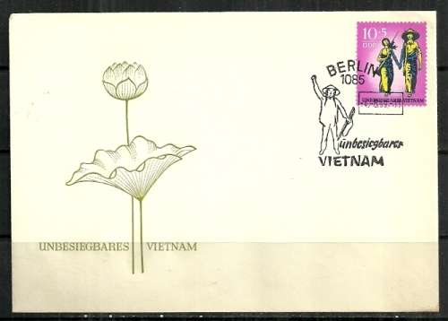 East Germany - 1969 Invisible Vietnam FDC
