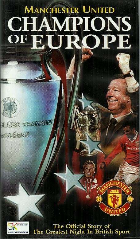 Manchester United Champions of Europe 1999 - VHS Tape