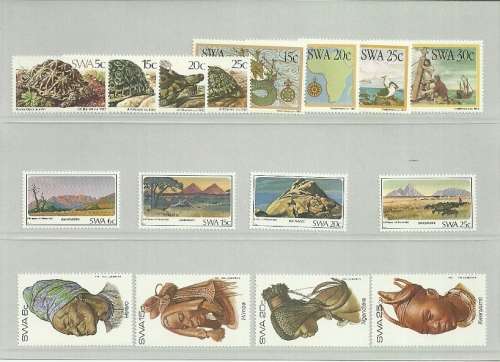 South West Africa - 1982 Full Year Issue MNH