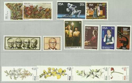 South Africa - 1981 Full Year Issue MNH