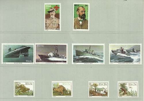 South Africa - 1982 Full Year Issue MNH