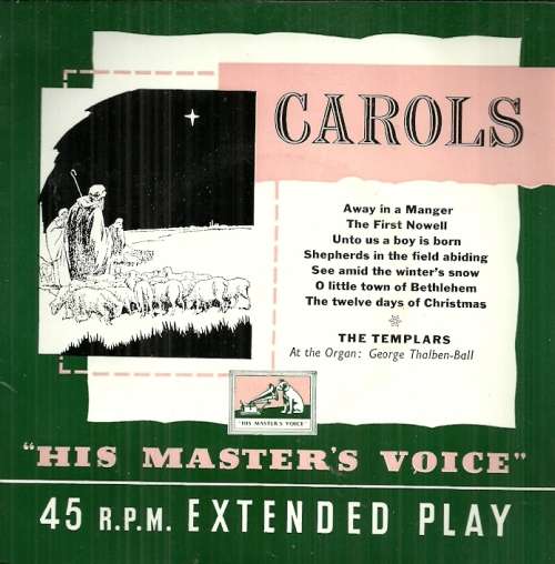The Templars - Christmas Carols 7` Single Vinyl Record