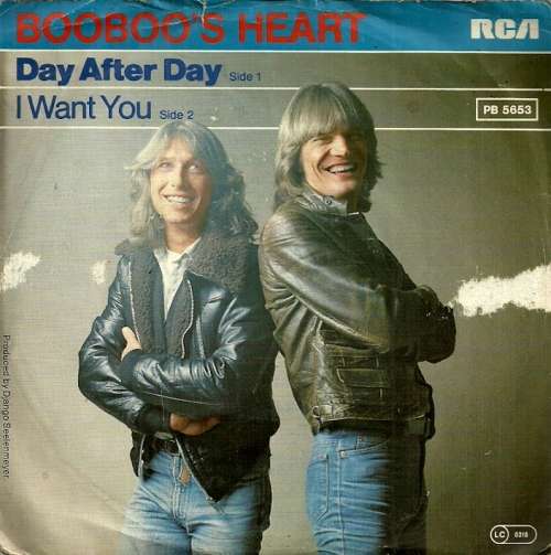 Booboo`s Heart - Day After Day 7` Single Vinyl Record