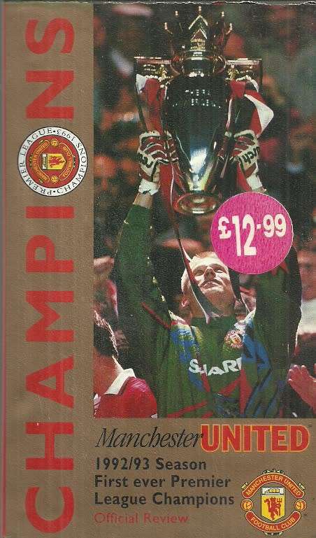 Manchester United : Champions - The 1992/93 Official Review  - VHS Tape