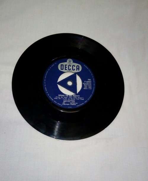 Brenda Lee - Speak To Me Pretty 7` Single Vinyl Record