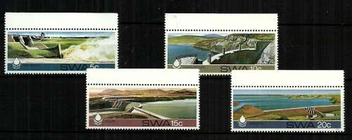 SWA - 1980 Water Conservation Dams Full Set of 4 MNH