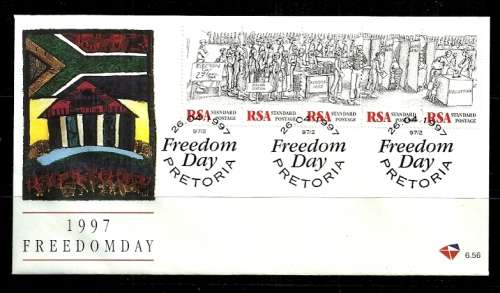 South Africa - 1997 Freedom Day FDC 6.56
