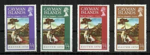 Cayman Islands - 1970 Easter Set of 4 MH