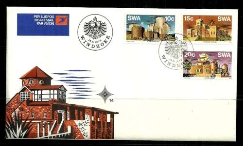 SWA - 1976 Historic Castles FDC No. 14
