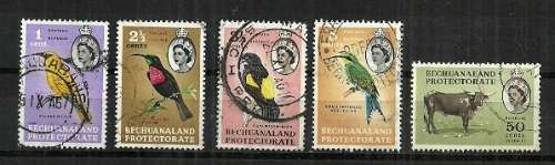 Bechuanaland - 1961 New Definitive Issue Stamps Fine Used