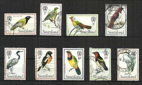 Swaziland - 1976 Birds Issue Stamps Fine Used