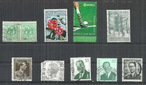 Belgium Collection of Stamps Used