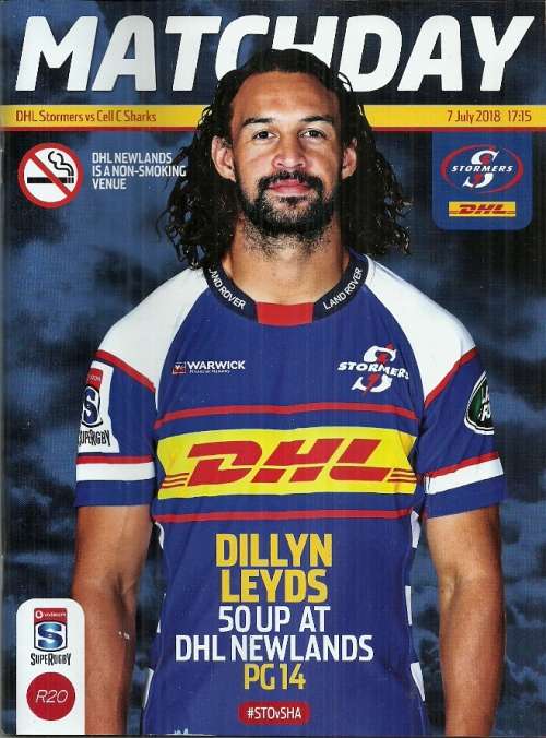 Stormers v Sharks 2018 SupeRugby Match Programme