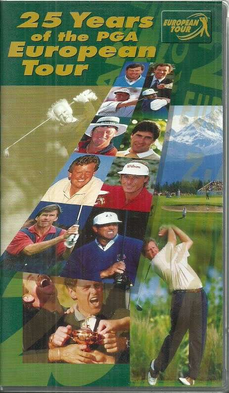 25 Years of the PGA European Tour VHS Video Tape