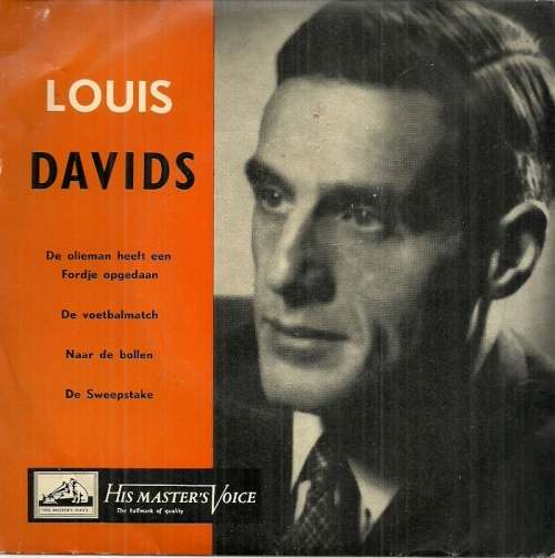 Louis Davids - De Olieman Heeft Een Fordje Opgedaan  7` Single Vinyl Record