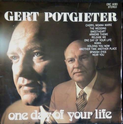 Gert Potgieter - One Day of Your Life LP Vinyl Record