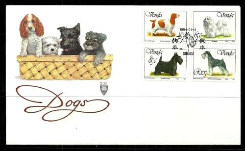 Venda - 1994 Dogs FDC 2.33