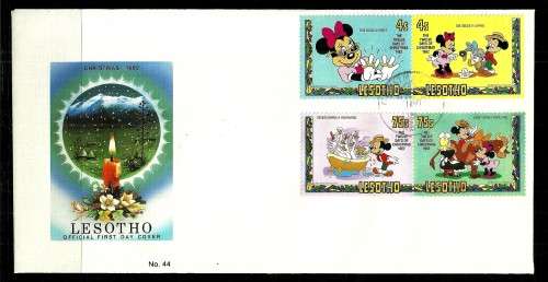 Lesotho - 1982 Christmas FDC