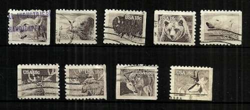 USA - 1981 American Wildlife Stamps Fine Used