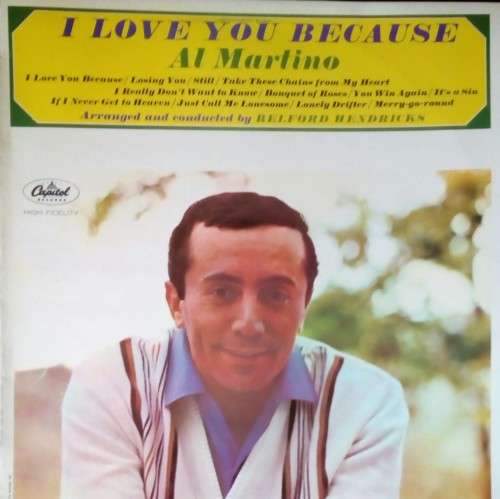 Al Martino - I Love You Because LP Vinyl Record
