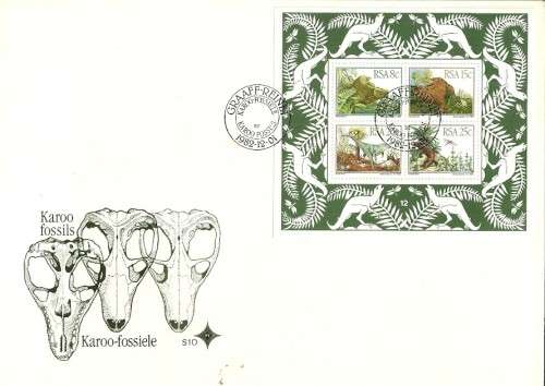 South Africa - 1982 Prehistoric Animals Large FDC No. S10