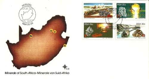 South Africa - 1984 Strategic Minerals FDC 4.8