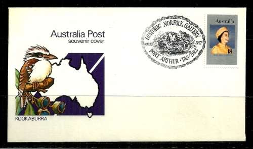 Australia - 1977 Historic Norfolk Gallery Special Postmark Souvenir Cover