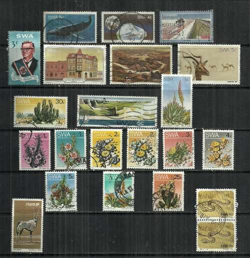 South West Africa Collection of Stamps Fine Used