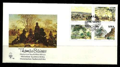 SWA - 1987 Paintings by Thomas Baines FDC 56
