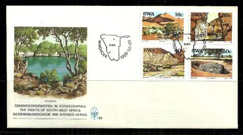 SWA - 1988 Landmarks of SWA FDC 61