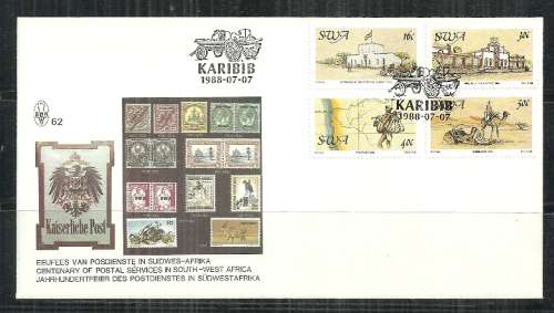 SWA - 1988 Centenary of Postal Service FDC 62