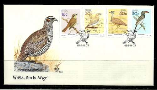 SWA - 1988 Birds of SWA FDC 63