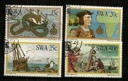 SWA - 1982 Discoverers of SWA Full Set of 4 VFU